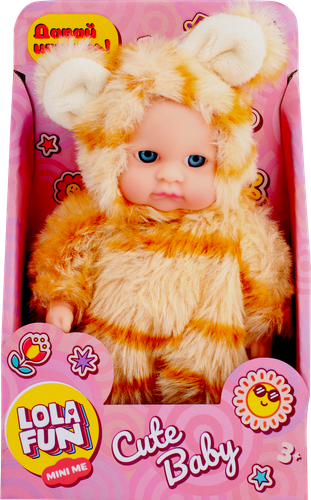 Игрушка LOLA FUN Пупс в меховой одежде, 13см, Арт. 13016, детальное фото