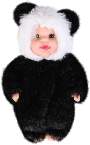 Игрушка LOLA FUN Пупс в меховой одежде, 13см, Арт. 13016, детальное фото