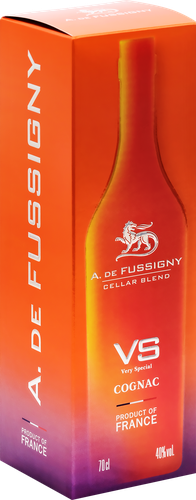 Коньяк DE FUSSIGNY Cellar blend VS ординарный 3 года 40%, п/у, 0.7л, вид