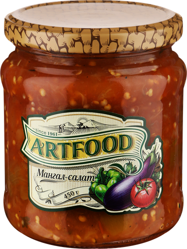 Салат овощной ARTFOOD Мангал-салат, 450мл, фото