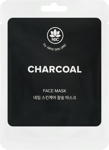 Маска тканевая NAME SKIN CARE с древесным углем, 22г, крупный план