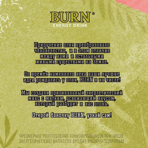 Напиток энергетический BURN Гуава, 0.449л, изображение