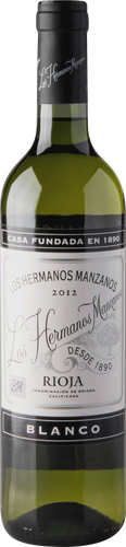 Вино LOS HERMANOS MANZANOS Бланко ординарное белое сухое, 0.75л