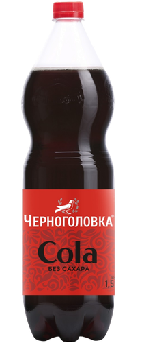 Напиток ЧЕРНОГОЛОВКА Кола без сахара сильногазированный, 1.5л, изображение