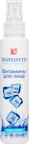 Спрей для лица NOVOSVIT Aqua Витамины, 95мл, изображение