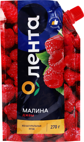 Джем ЛЕНТА Малиновый, 270г, вид