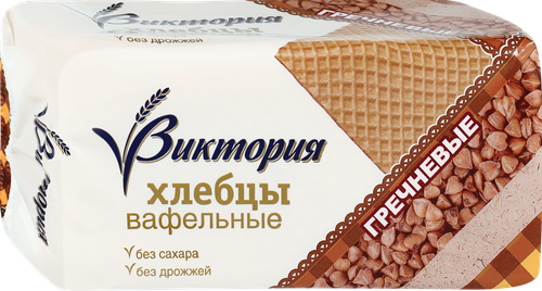 Хлебцы вафельные гречневые ВКУСНАЯ ФАНТАЗИЯ Виктория, 60г, вид