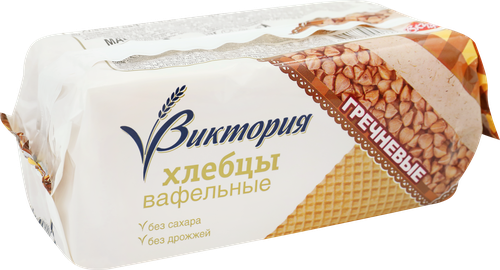 Хлебцы вафельные гречневые ВКУСНАЯ ФАНТАЗИЯ Виктория, 60г, картинка