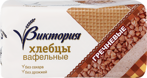Хлебцы вафельные гречневые ВКУСНАЯ ФАНТАЗИЯ Виктория, 60г, изображение