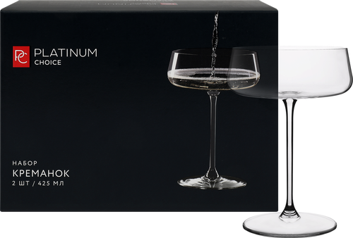 Набор креманок PLATINUM CHOICE 425мл, Арт. 65987, 2шт, крупный план