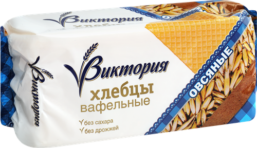 Хлебцы вафельные овсяные ВКУСНАЯ ФАНТАЗИЯ Виктория, 60г, фото