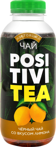 Напиток POSITIVITEA Черный чай со вкусом лимона негазированный, 0.4л, детальное фото