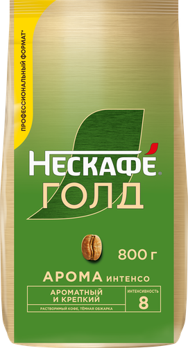 Кофе растворимый НЕСКАФЕ Голд Aрома Интенсо, 800г, фотография
