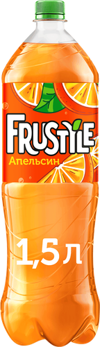Напиток ФРУСТАЙЛ Апельсин сильногазированный, 1.5л, крупный план
