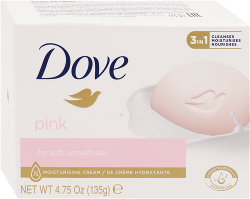 Крем-мыло DOVE Pink Rose Beauty Bar Розовое, 135г, фото