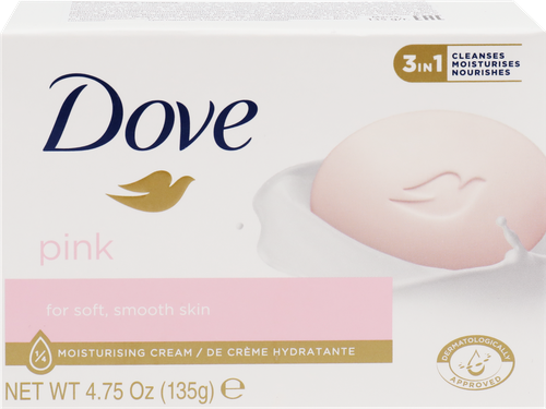 Крем-мыло DOVE Pink Rose Beauty Bar Розовое, 135г, картинка