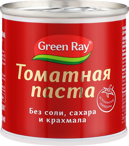 Паста томатная GREEN RAY, 100г, изображение