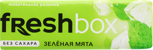 Жевательная резинка FRESHBOX без сахара со вкусом мяты, 12,65г, вид