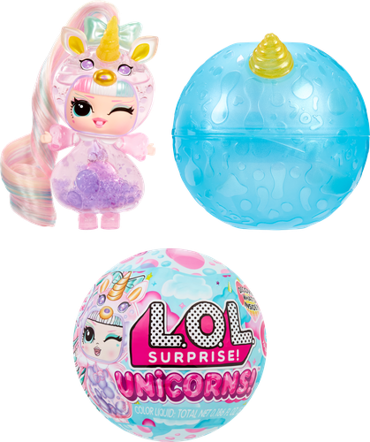 Кукла L.O.L. Surpise! Hair Beads/Care Bears, в шаре, с аксессуарами, крупный план