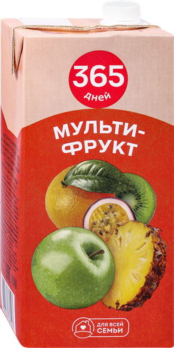 Нектар 365 ДНЕЙ Мультифруктовый, 1.95л, детальное фото