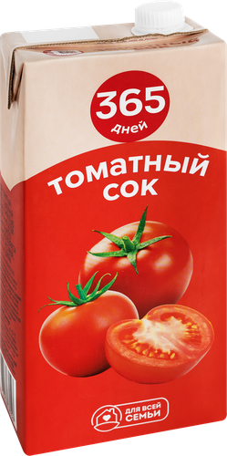 Сок 365 ДНЕЙ Томатный с солью, 1.95л, вид