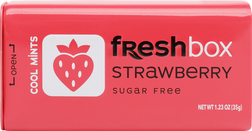Драже освежающие FRESHBOX Клубника, без сахара, 35г, картинка