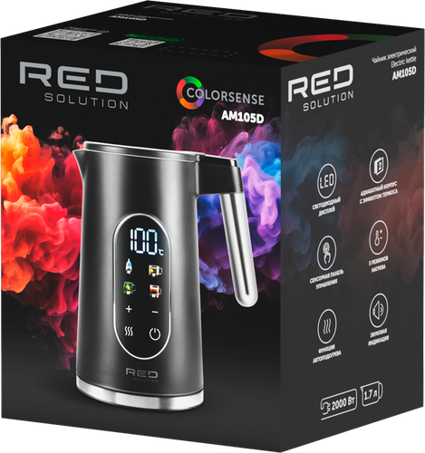 Чайник RED SOLUTION COLORSENSE AM105D/АМ108D, 2000Вт, 1.7л, вид