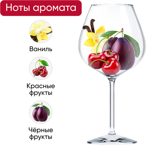 Вино ENCHANTED Merlot Reserva выдержанное сортовое красное сухое, 0.75л, фото