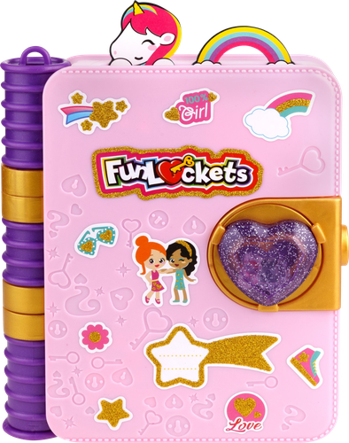 Дневник FUNLOCKETS Shiny с секретами, 16х19х5см, 30+ сюрпризов, Арт. Т23929, фотография