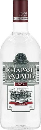 Водка СТАРАЯ КАЗАНЬ Люкс Серебряная 40%, 0.7л, детальное фото