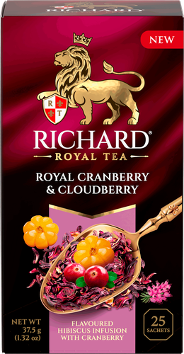 Напиток чайный RICHARD Royal Cranberry&Cloudberry, 25пак, картинка