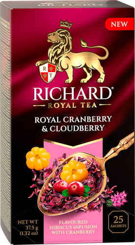 Напиток чайный RICHARD Royal Cranberry&Cloudberry, 25пак, фото
