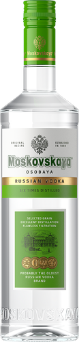Водка МОСКОВСКАЯ Особая 40%, 0.7л, вид