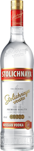 Водка STOLICHNAYA 40%, 1л, изображение