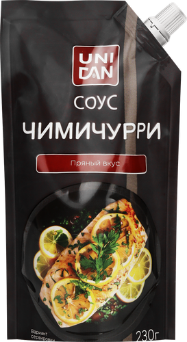 Соус для вторых блюд UNI DAN Чимичурри, острый, 230г, картинка