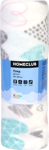 Плед HOMECLUB Kids 150х200см, флис, фото