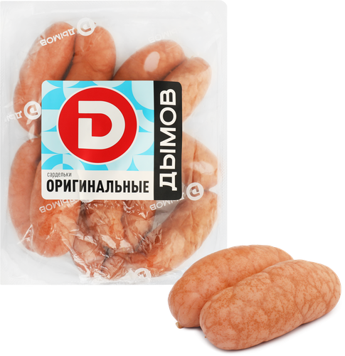Сардельки ДЫМОВ Оригинальные, весовые, детальное фото