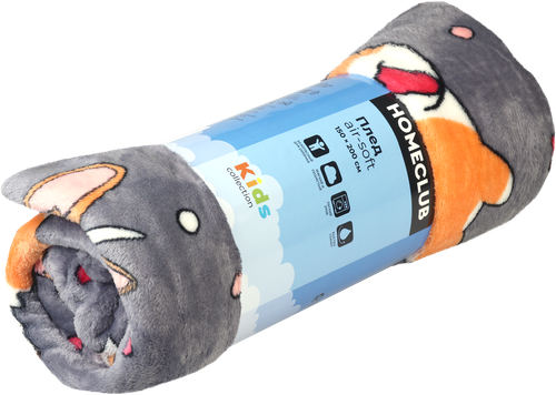 Плед HOMECLUB Kids 150х200см, айр-софт, изображение