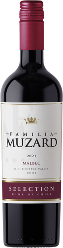 Вино FAMILIA MUZARD Мальбек ординарное сортовое красное сухое, 0.75л