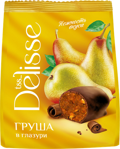 Конфеты DELISSE Груша в глазури, 200г, детальное фото