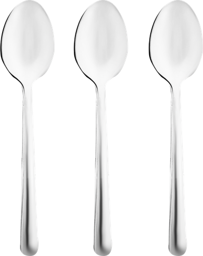 Ложка чайная HOMECLUB Piemont, нержавеющая сталь, 3шт, крупный план