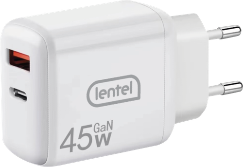 Сетевое зарядное устройство Lentel 45Вт, USB+TypeC, Арт. TST-BD04, фото