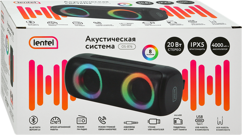 Акустическая система Lentel, Арт. OS-876, изображение