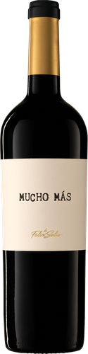 Вино MUCHO MAS красное полусухое, 0.75л, крупный план
