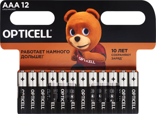 Батарейки OPTICELL Basic AAA, Арт. 5051011, 12шт, вид