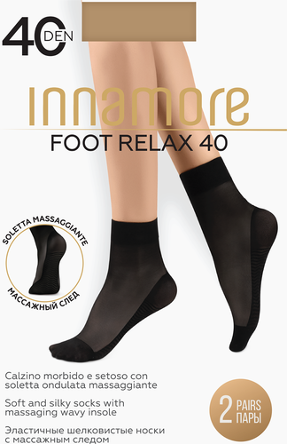 Носки женские INNAMORE Foot Relax 40 den daino, детальное фото