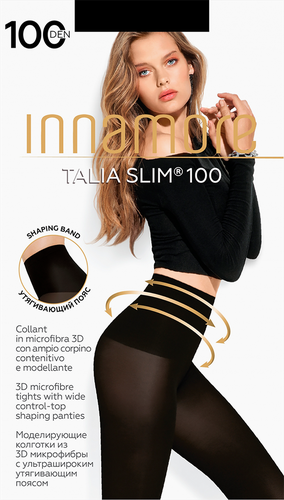 Колготки женские INNAMORE Talia Slim 100 den nero&nbsp;3, картинка