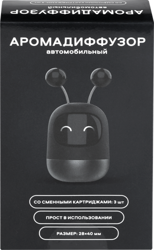 Аромадиффузор автомобильный ALIEN со сменными картриджами 3шт, Арт. 2012004, изображение