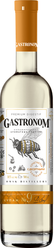 Ликер GASTRONOM Купаж №9 К десертным блюдам 30,5%, десертный, 0.5л