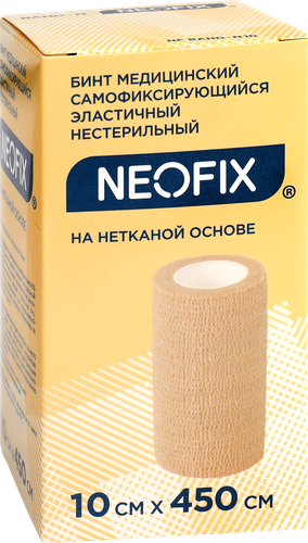 Бинт медицинский NEOFIX Band-N самофиксирующийся эластичный, 10х450см, детальное фото